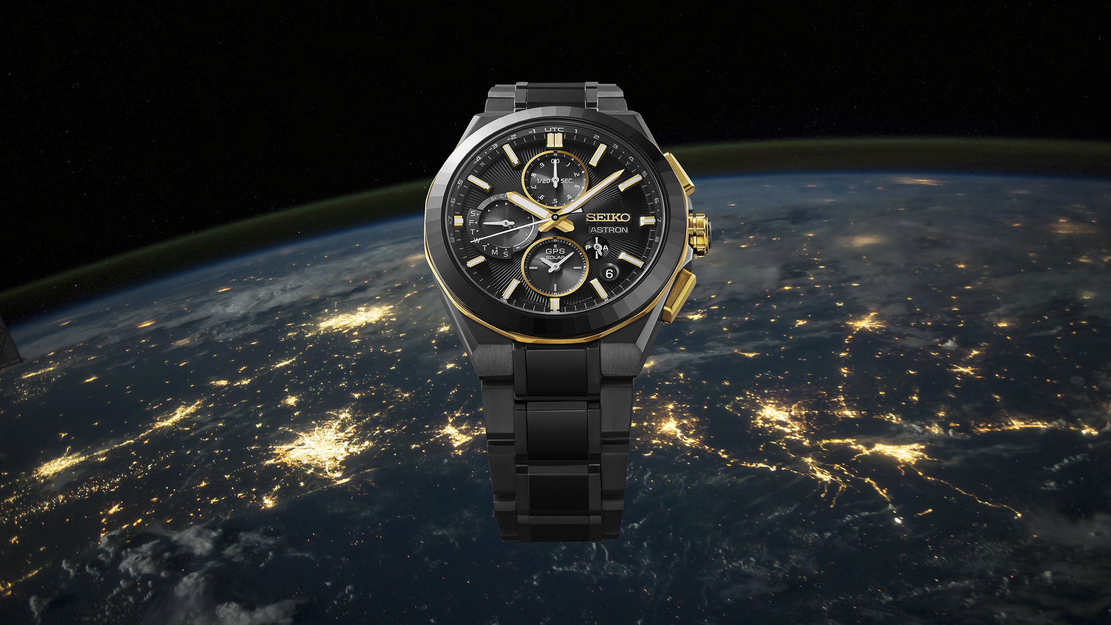 Seiko presenteert het eerste Astron GPS Solar horloge dat Dual-Time technologie combineert met chronograaf-functie